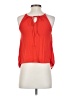 E&M Collection 100% Rayon Orange Sleeveless Blouse Size S - photo 2