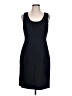 J.Crew 100% Polyester Solid Black Cocktail Dress Size 10 - photo 1