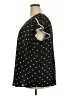 Torrid 100% Polyester Polka Dots Black Short Sleeve Blouse Size 3X Plus (3) - photo 5