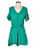 Zara Solid Green Romper Size S - photo 1
