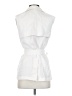 Theory 100% Linen White Vest Size S - photo 2