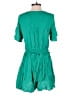 Zara Solid Green Romper Size S - photo 2