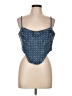 PrettyLittleThing Blue Tank Top Size 10 - photo 1