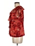Jones Wear 100% Polyester Red Short Sleeve Blouse Size 6 - photo 5