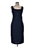 Ellen Tracy 100% Polyester Solid Blue Casual Dress Size 6 Petite - photo 1