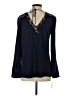 Sugar Lips Blue Long Sleeve Henley Size XS - photo 2