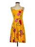 Old Navy 100% Rayon Floral Yellow Casual Dress Size S - photo 1