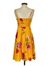 Old Navy 100% Rayon Floral Yellow Casual Dress Size S - photo 2