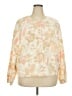 Lands' End Floral Ivory Pullover Sweater Size 3X - photo 1