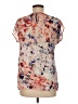 a.n.a. A New Approach 100% Polyester Orange Short Sleeve Blouse Size M - photo 2
