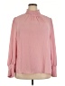 ELOQUII 100% Polyester Pink Long Sleeve Blouse Size 18 Plus - photo 1