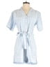 Draper James Checkered-gingham Blue Romper Size S - photo 1