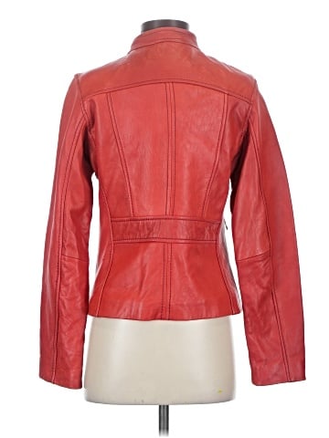MICHAEL Michael Kors Leather Jacket (view 2)