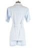 Draper James Checkered-gingham Blue Romper Size S - photo 2