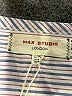 Max Studio 100% Cotton Stripes White Short Sleeve Blouse Size L - photo 7