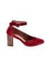 Soludos 100% Leather Red Heels Size 5 - photo 1