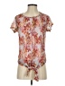 Eva Franco Orange Short Sleeve Blouse Size XS - photo 1