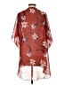 Emory Park 100% Polyester Burgundy Kimono Size S - photo 2