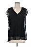 DR2 Black Short Sleeve Blouse Size M - photo 1