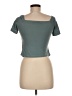 Shein Green Short Sleeve Top Size 8 - 10 - photo 2