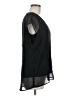 DR2 Black Short Sleeve Blouse Size M - photo 4