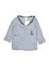 H&M 100% Cotton Blue Long Sleeve Top Size 6-9 mo - photo 1