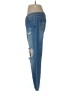 Ann Taylor LOFT 100% Cotton Hearts Blue Jeans Size 28 waist - photo 5