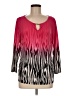 Calvin Klein Red 3/4 Sleeve Blouse Size M - photo 1