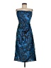 Assorted Brands Paisley Blue Cocktail Dress Size M - photo 1