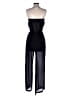 iris 100% Polyester Solid Black Jumpsuit Size S - photo 2