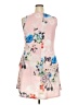 Unbranded Floral Pink Casual Dress Size XXL - photo 2