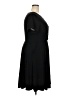 Torrid Solid Black Casual Dress Size 2X Plus (2) - photo 4