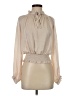Glam Tan Long Sleeve Blouse Size S - photo 1