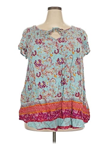 Faded Glory Short Sleeve Blouse (view 1)