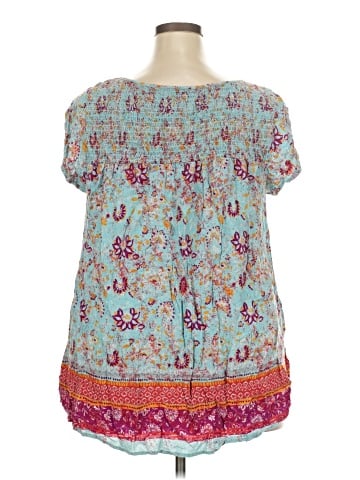 Faded Glory Short Sleeve Blouse (view 2)