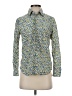 A.P.C. Print Blue Long Sleeve Button-Down Shirt Size EU (FR) 34 / US 2 - photo 1