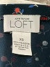 Ann Taylor LOFT 100% Polyester Hearts Blue Casual Skirt Size XS - photo 4