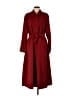 London Fog 100% Polyester Red Burgundy Coat Size 12 - photo 1