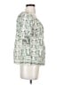 Max Studio 100% Cotton Green Short Sleeve Blouse Size S - photo 4