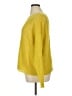 Eileen Fisher 100% Linen Solid Yellow Pullover Sweater Size XL - photo 5