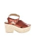 ALOHAS 100% Leather Brown Wedges Size EU 40 - photo 1