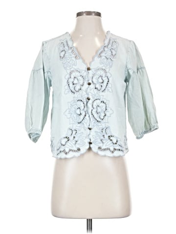 Calypso St. Barth 3/4 Sleeve Blouse (view 1)