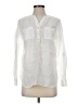 Talbots 100% Linen White Long Sleeve Button-Down Shirt Size XS - photo 1