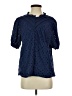 Unbranded 100% Cotton Blue Short Sleeve Blouse Size S - photo 1