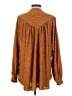 Free People Brown Long Sleeve Blouse Size XS - photo 2
