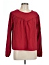 Universal Thread 100% Cotton Red Long Sleeve Blouse Size L - photo 1