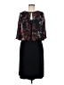 Connected Apparel 100% Polyester Black Cocktail Dress Size 6 - photo 1