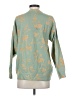 Unbranded Floral Teal Pullover Sweater Size S - photo 2