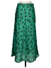 Kourt 100% Polyester Animal Print Green Casual Skirt Size S - photo 2
