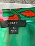 J.Crew 100% Polyester Print Green Casual Skirt Size 6 - photo 4